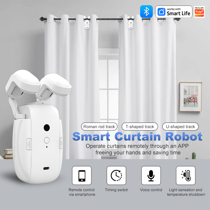 Curtain Rods - WiFi Smart Automatische Gordijnopener met App