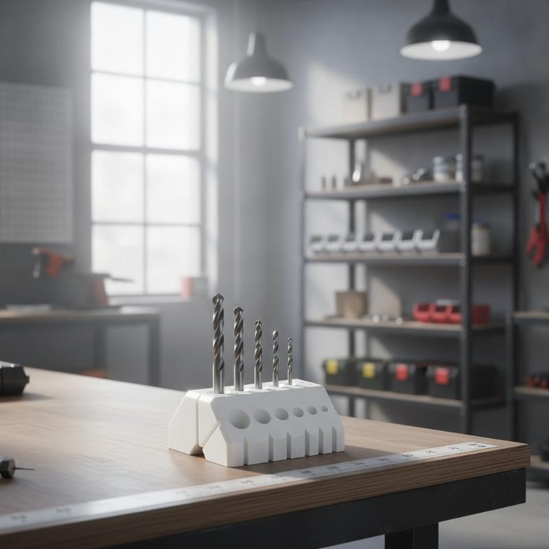 Home Improvement Mark - Groene kunststof opbergdoos voor boorbits, met