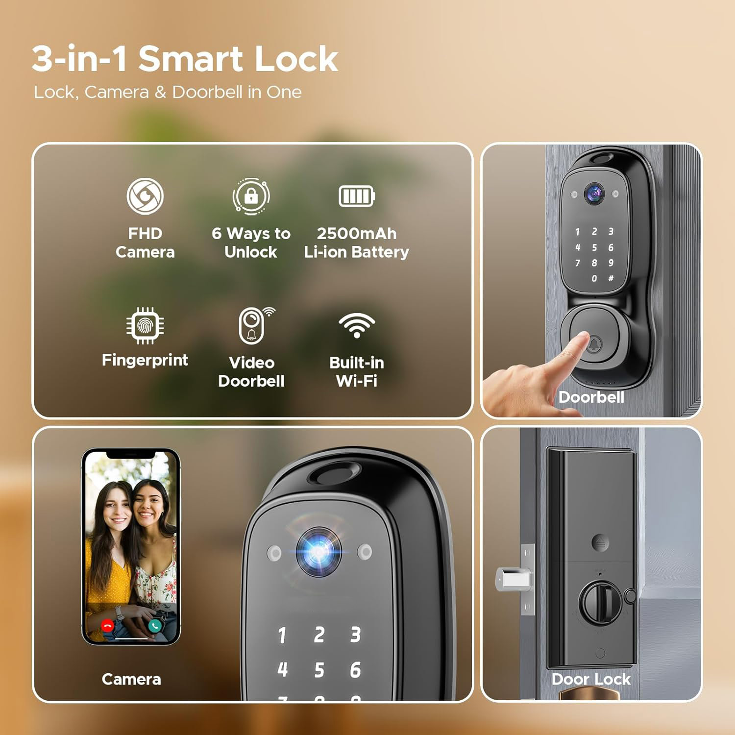 Tuya Wifi Slimme Deurvergrende - Door Lock recensie en prijs